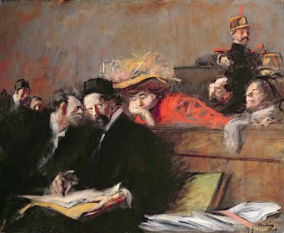 Court Audience, 1908 by Jean Louis Forain